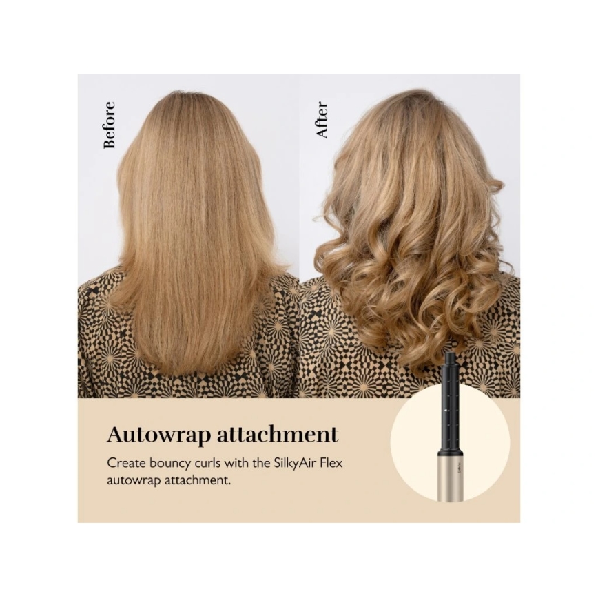 Silk’n - Hiustenkuivain SILKYAIR FLEX 230V musta/kulta