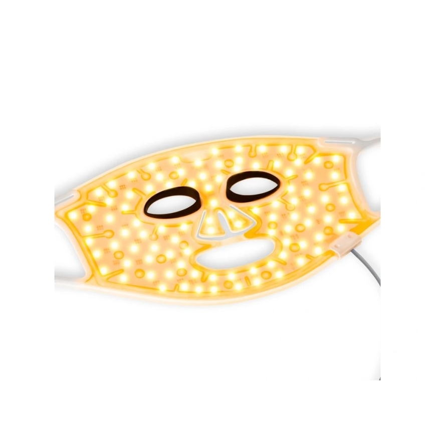 Silk’n - LED RGB kasvojen terapeuttinen naamio LED/5V 2000 mAh valkoinen + kaukosäädin