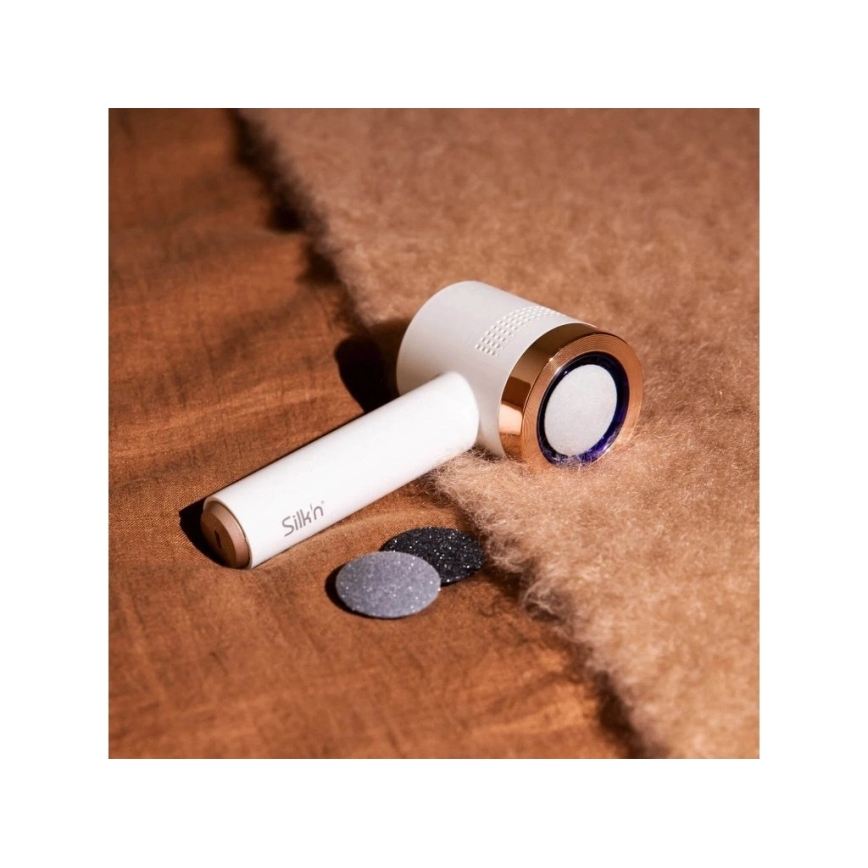 Silk’n - Sähköinen jalkaviila VACUPEDI 5V/1500 mAh valkoinen/ruusukulta