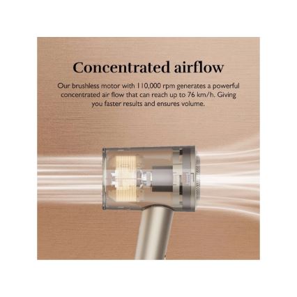 Silk’n - SILKYAIR PRO hiustenkuivaaja 1600W/230V, kulta