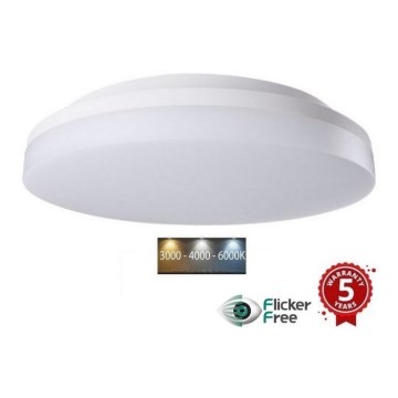 Sinclair - LED Kiinteä valo LED/30W/230V 3000K/4000K/6000K IP54 33 cm valkoinen