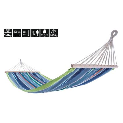 Sininen riippumatto 200x80 cm