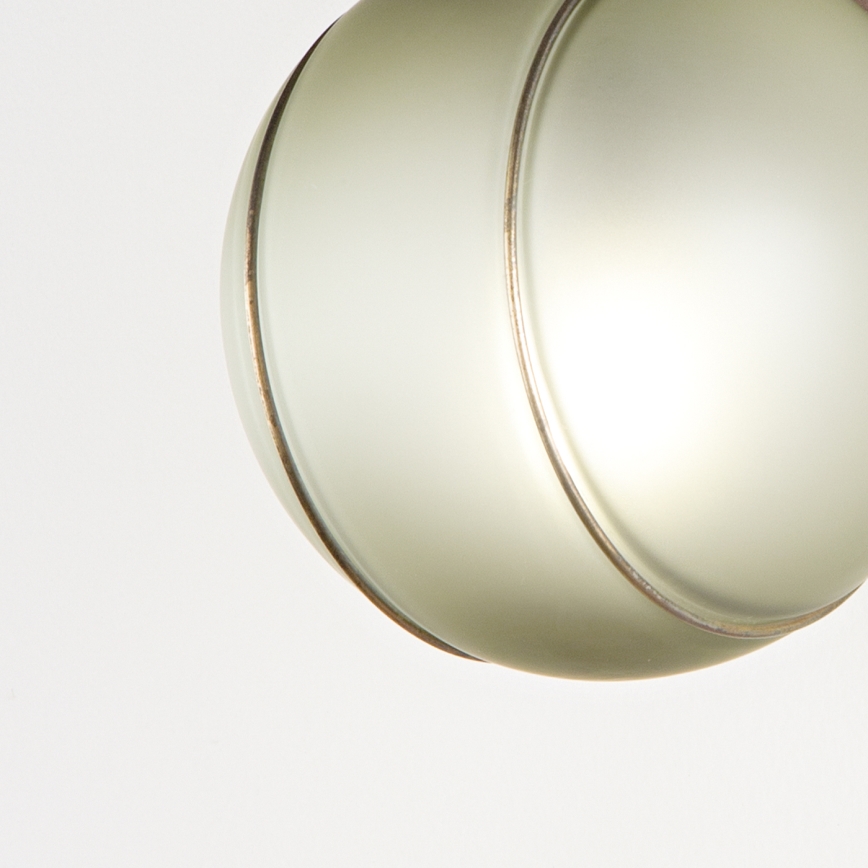 SIRU - Seinävalaisin FLORET 1xE14/40W/230V ruskea/harmaa Venetsialaista lasia