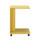 Sivupöytä 65x35 cm keltainen