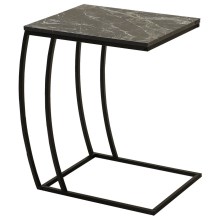 Sivupöytä 65x35 cm musta