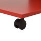 Sivupöytä 65x35 cm punainen
