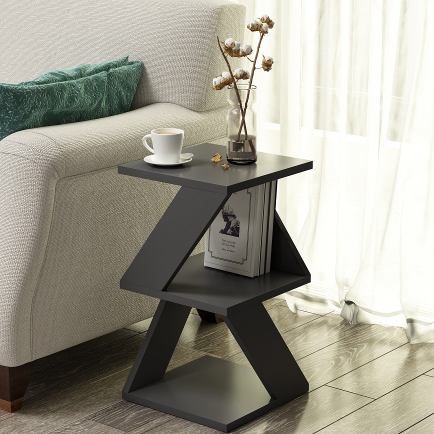 Sivupöytä ALBENI 50x30 cm antrasiitti