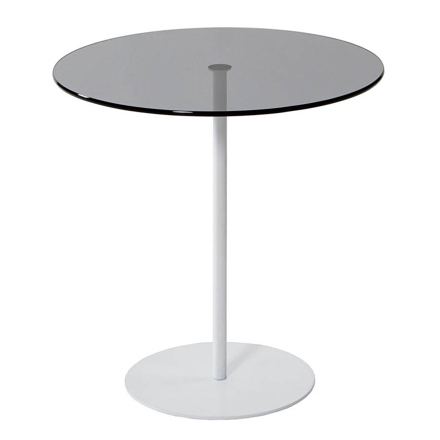 Sivupöytä CHILL 50x50 cm valkoinen/musta