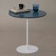 Sivupöytä CHILL 50x50 cm valkoinen/sininen