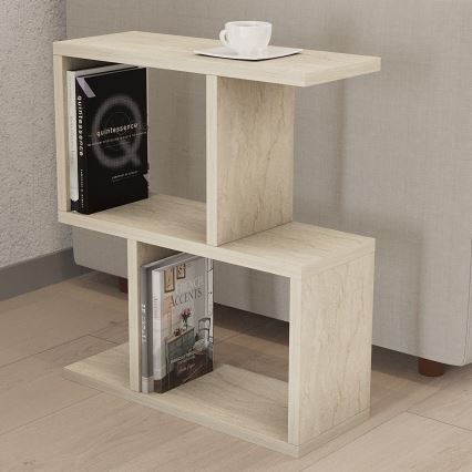 Sivupöytä CROS 45x17 cm marmorikuvio/beige