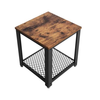 Sivupöytä ELDUR ruskea/musta