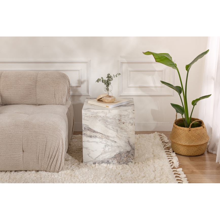 Sivupöytä KUP 50x45 cm marmorinen sisustus