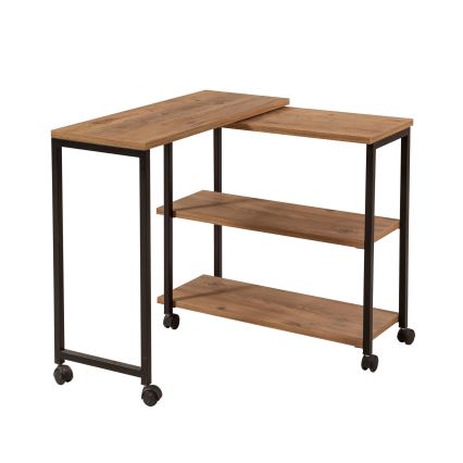 Sivupöytä MELIN 63x70 cm ruskea/musta