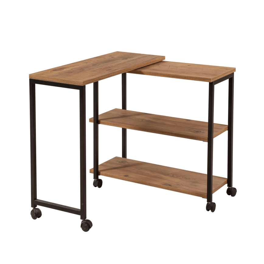 Sivupöytä MELIN 63x70 cm ruskea/musta