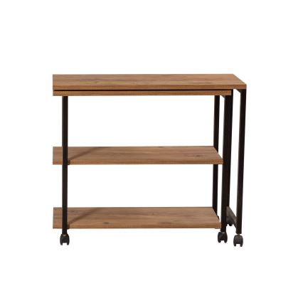 Sivupöytä MELIN 63x70 cm ruskea/musta