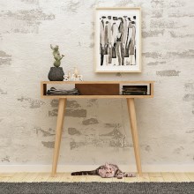 Sivupöytä OTTOKE 83,6x100 cm ruskea