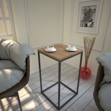 Sivupöytä PURE 62x35 cm ruskea/musta