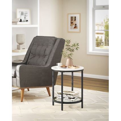 Sivupöytä SID musta/valkoinen