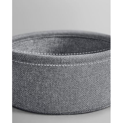 Sivupöytä sisäänrakennetuilla laatikoilla ja USB-porteilla NOIRA 45 cm harmaa/musta