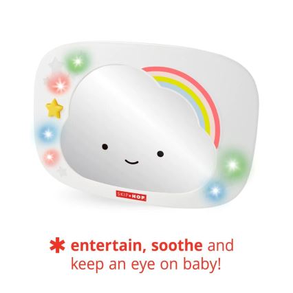 Skip Hop - Lasten auton taustapeili LINING CLOUD 3xAA