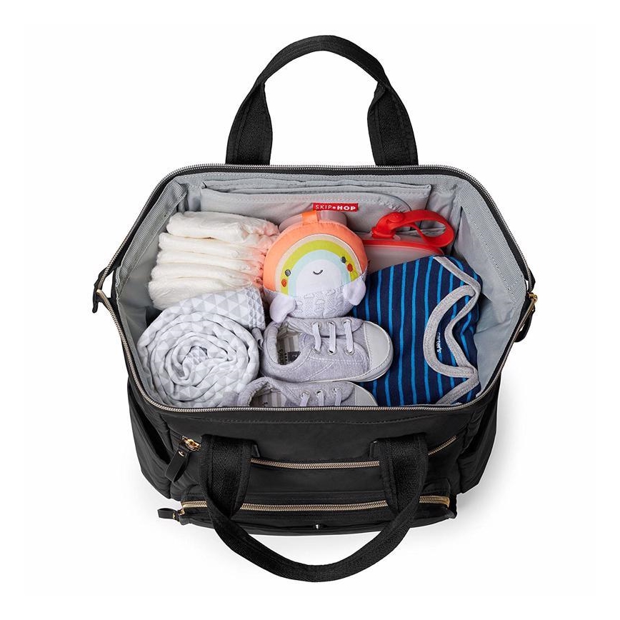 Skip Hop - Musta MAINFRAME hoitolaukku vaunuihin