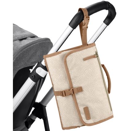 Skip Hop - Matkavaippa-alusta ja laukku 2-in-1 PRONTO beige