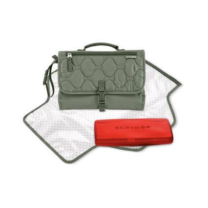 Skip Hop - Matkailun hoitopöytä ja laukku 2-in-1 PRONTO vihreä