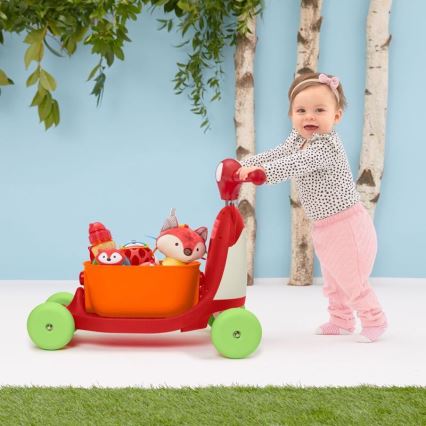 Skip Hop - Työntöpyörä 3in1 ZOO kettu 3xAAA