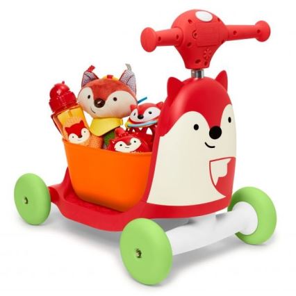 Skip Hop - Työntöpyörä 3in1 ZOO kettu 3xAAA