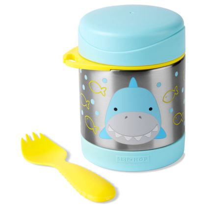 Skip Hop - ZOO-ruokatermos 325 ml, mukana lusikka/haarukka, hai