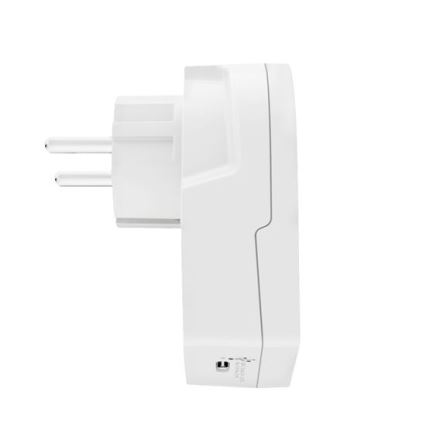 Euroopan matkamuunnin USB C20PD ulkomaalaisille Tšekissä, USB-C 20 W, tyyppi E/F
