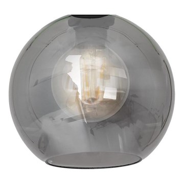 SOFIA E27 yleiskäyttöinen vaihtolasikupu, Ø 20 cm, savunmusta