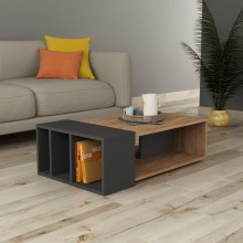 Sohvapöytä ANITA 32x102 cm ruskea/antrasiitti