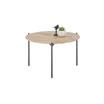Sohvapöytä AURA Ø 55 cm tammi/antrasiitti
