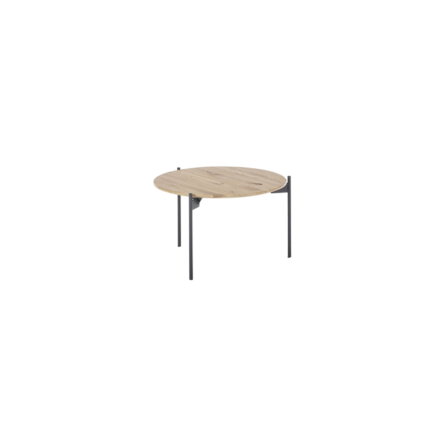 Sohvapöytä AURA Ø 55 cm tammi/antrasiitti