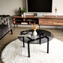 Sohvapöytä BALANCE 42x75 cm musta