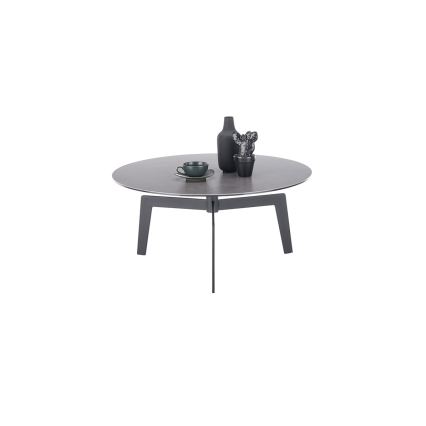 Sohvapöytä BALANCE Ø 80 cm, harmaa/antrasiitti