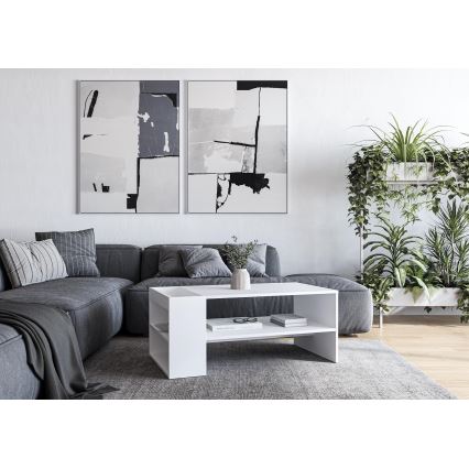 Sohvapöytä BELA 100 x 42 cm, valkoinen