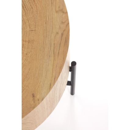 Sohvapöytä BROOKLYN 45x45 cm musta/beige