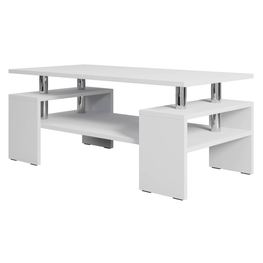 Sohvapöytä CUBE 50x110 cm valkoinen