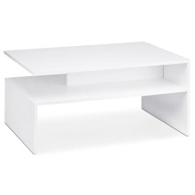Sohvapöytä DELCHI 45x90 cm valkoinen