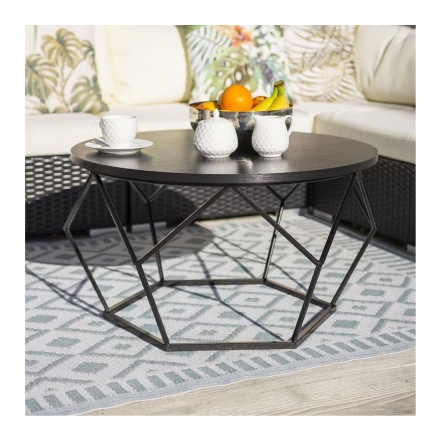 Sohvapöytä DIAMOND 40x70 cm musta