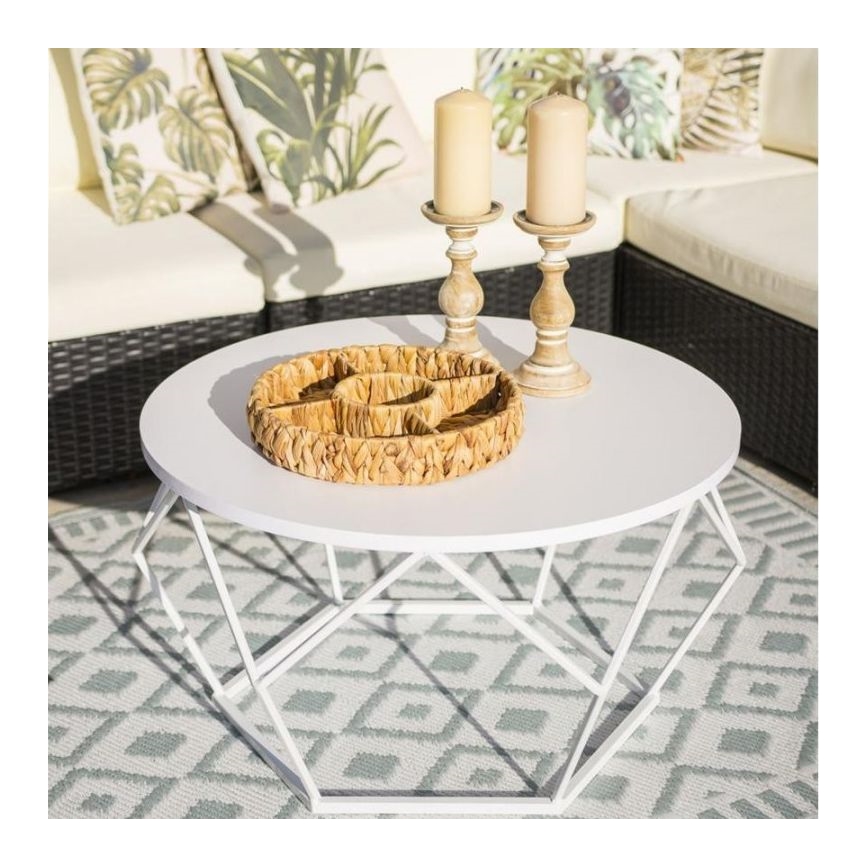 Sohvapöytä DIAMOND 40x70 cm valkoinen