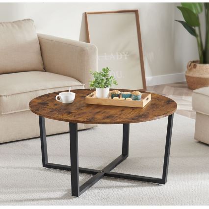 Sohvapöytä ELDUR ruskea/musta