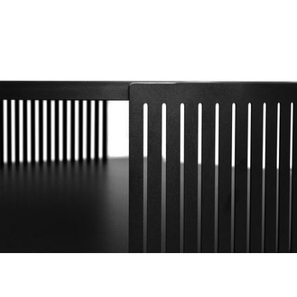 Sohvapöytä FIKOLI 40x75 cm musta/kultainen tammi