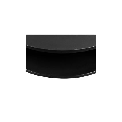 Sohvapöytä FIKOLI 40x75 cm musta/valkoinen