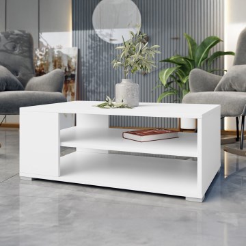 Sohvapöytä GIMREN 40 x 100 cm valkoinen