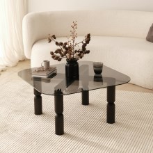 Sohvapöytä KEI 40x80 cm ruskea/musta