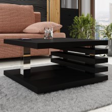 Sohvapöytä KYOTO 31x60 cm matta musta