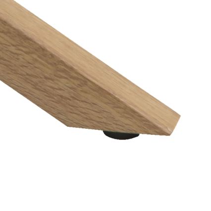 Sohvapöytä LUCA 82 cm kirkas/tammi